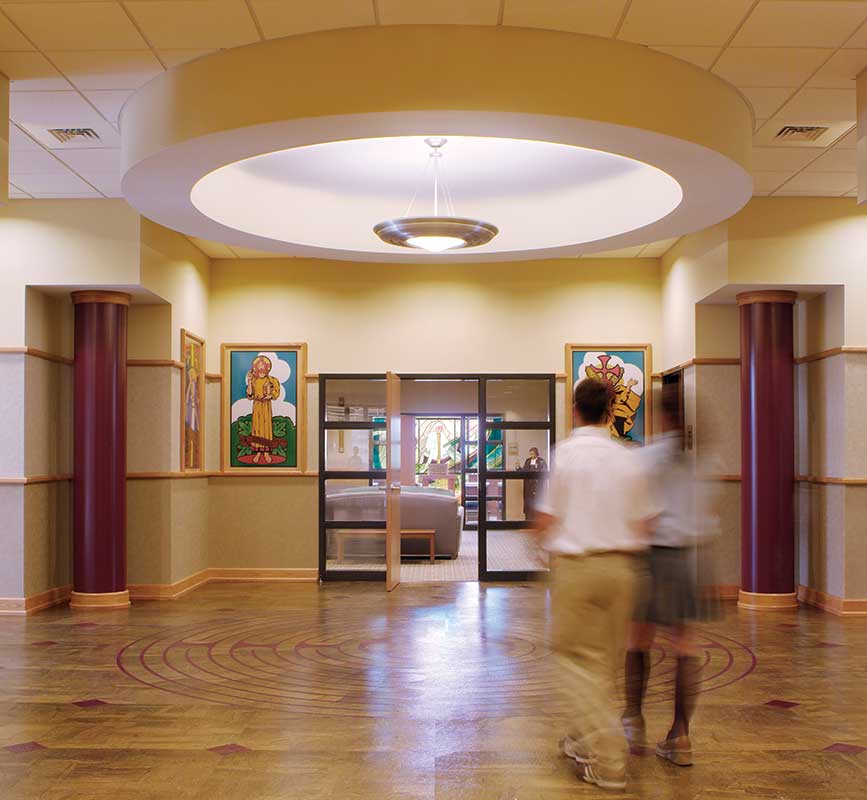 Photo of interior of La Salle Academy