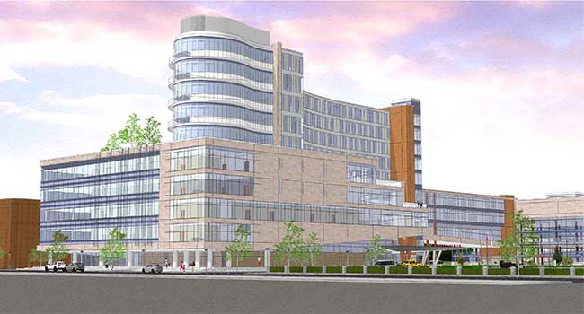 Rendering of proposed outpatient medical surgical center